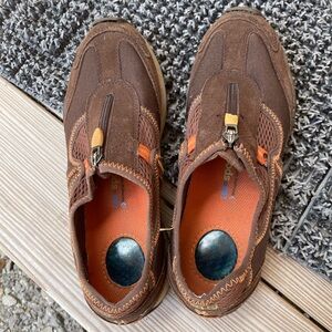 Natural Sport leather hiking shoes.